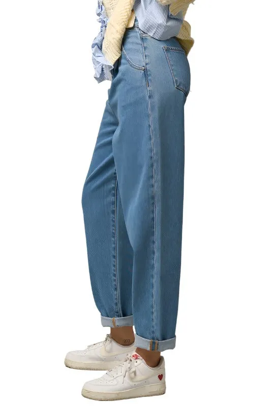 Super High Waist Slouch Jeans