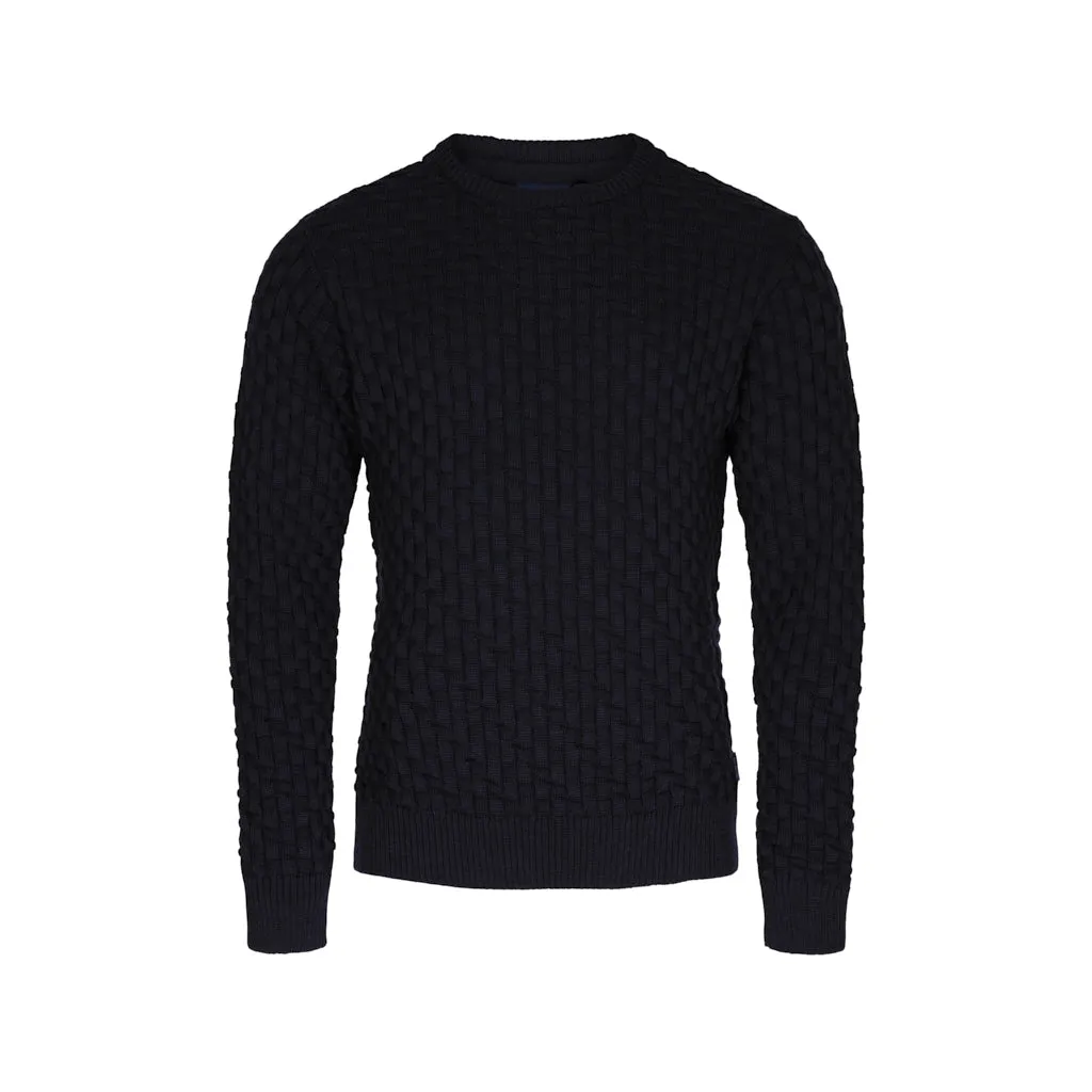 Sverre Crewneck Knit - Dark Navy