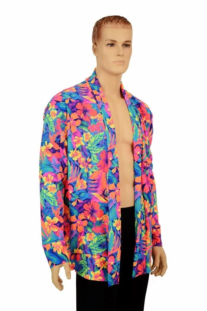 Tahitian Floral "Not a Cardigan"