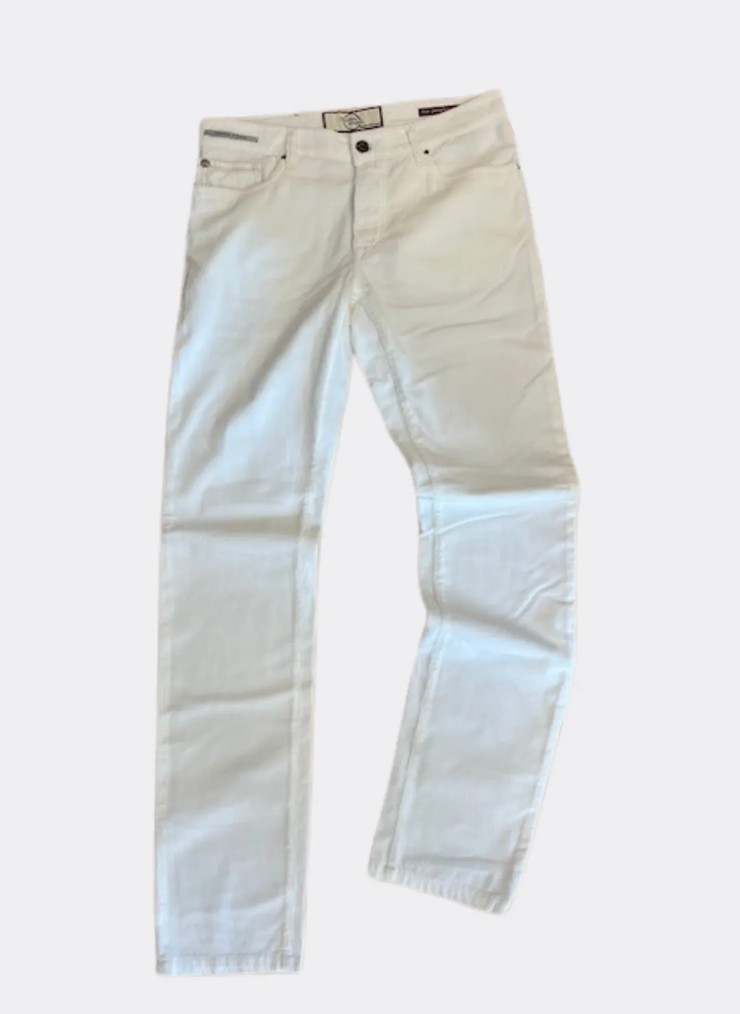 Teleria Zed Cobra Corduroy Five Pocket in White