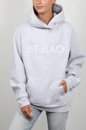 The "JET BLACK" Classic Hoodie | Pebble Grey