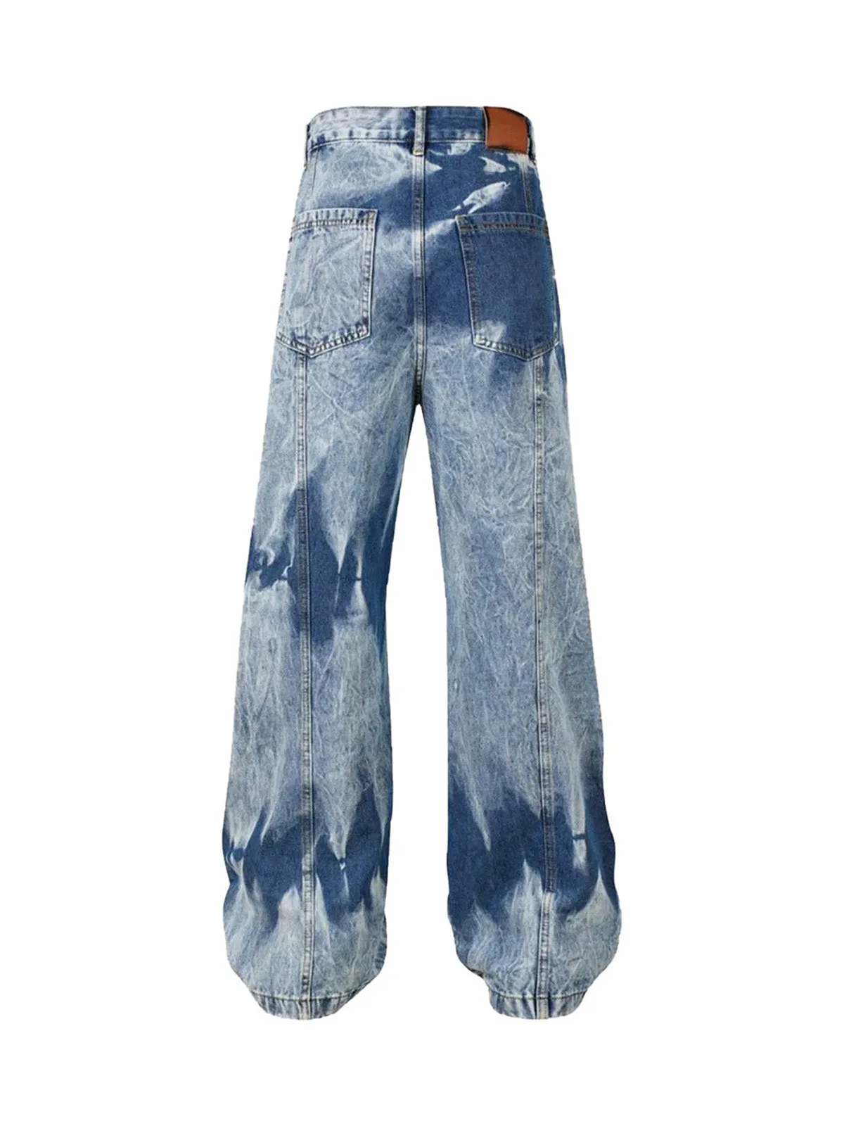 Thesupermade High Street Washed Distressed Work Jeans - 2163