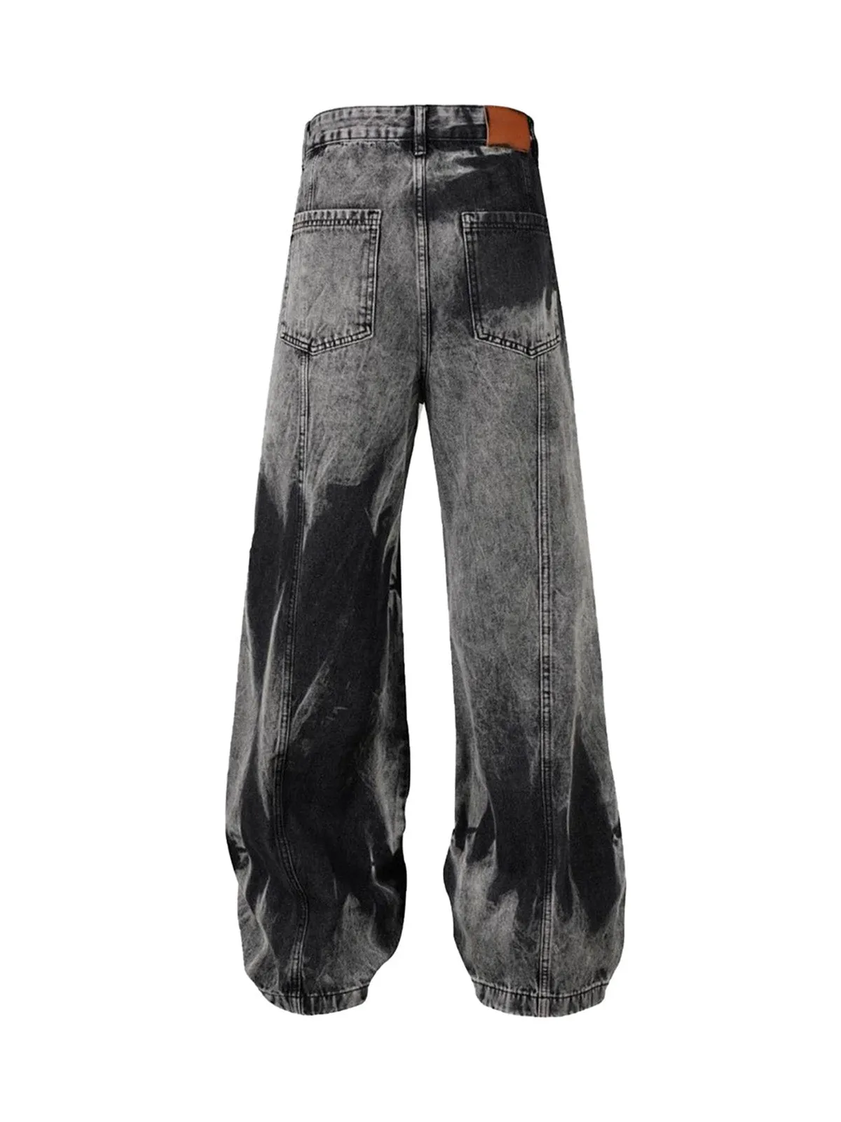 Thesupermade High Street Washed Distressed Work Jeans - 2163