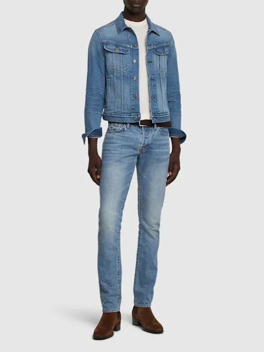 Tom Ford   Broken denim twill jacket 