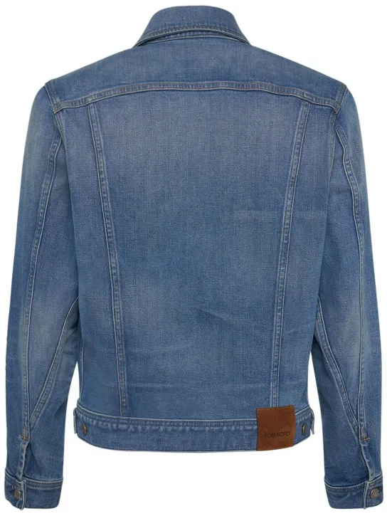 Tom Ford   Broken denim twill jacket 