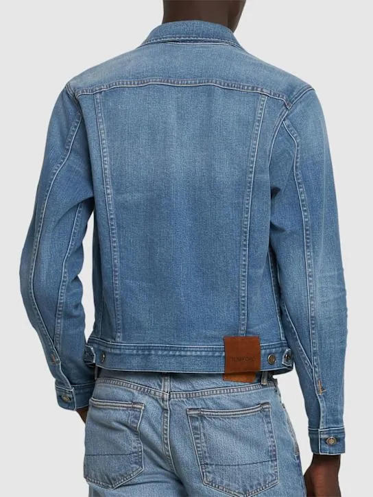 Tom Ford   Broken denim twill jacket 