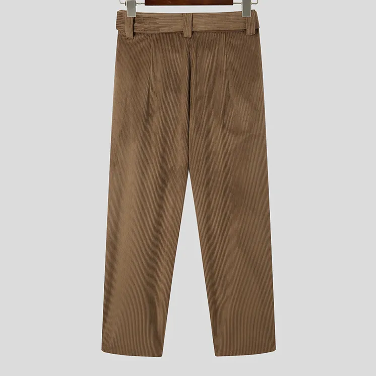 Trousers High waist Solid Pants