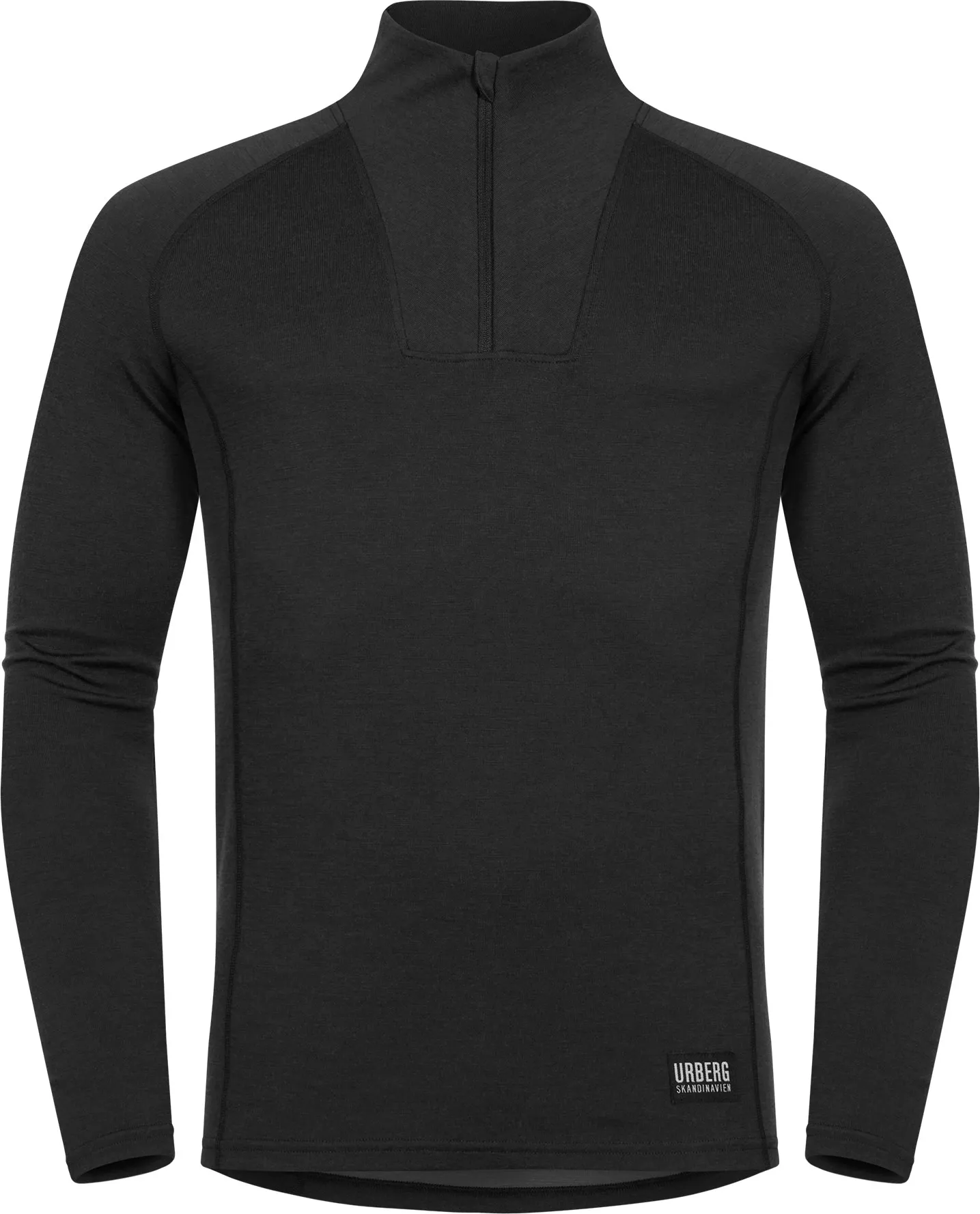 Urberg Men&#x27;s Merino-Bamboo Base Layer Zip Top Black Beauty | Buy Urberg Men&#x27;s Merino-Bamboo Base Layer Zip Top Black Beauty here | Outnorth