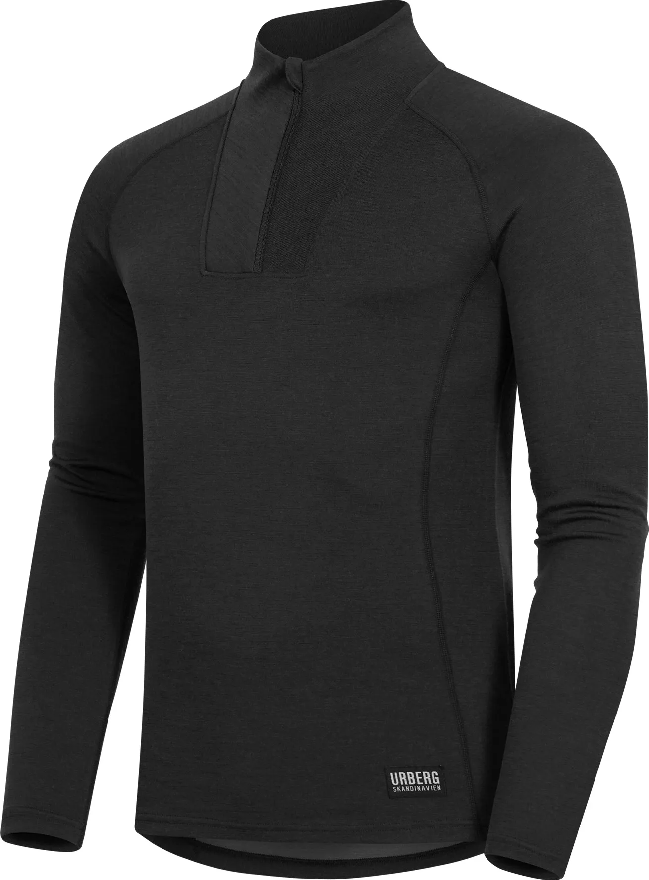 Urberg Men&#x27;s Merino-Bamboo Base Layer Zip Top Black Beauty | Buy Urberg Men&#x27;s Merino-Bamboo Base Layer Zip Top Black Beauty here | Outnorth