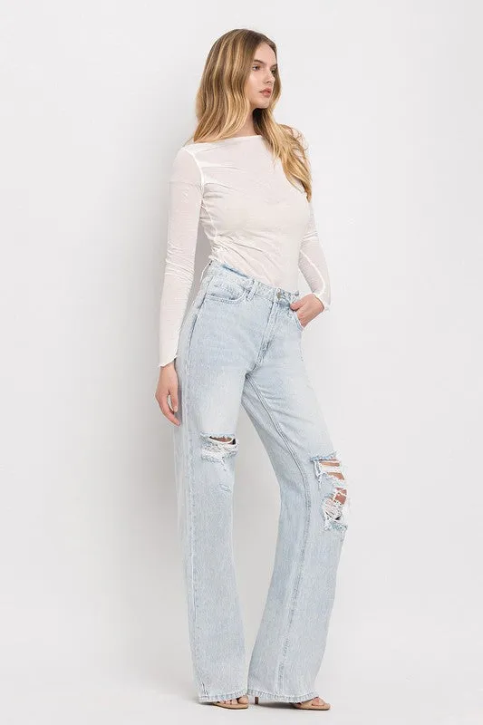 Vervet 90'S Vintage Super High Rise Flare Jeans