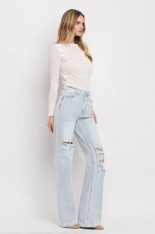 Vervet 90'S Vintage Super High Rise Flare Jeans