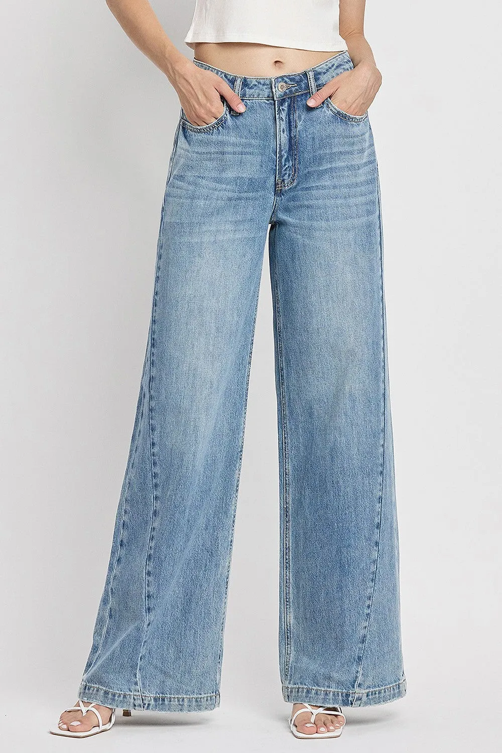 Vervet High Rise Wide Leg Jean