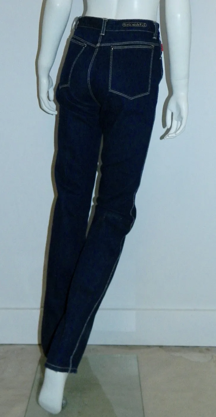 vintage 1980s Gloria Vanderbilt jeans 80s dark denim / high waisted XS - S