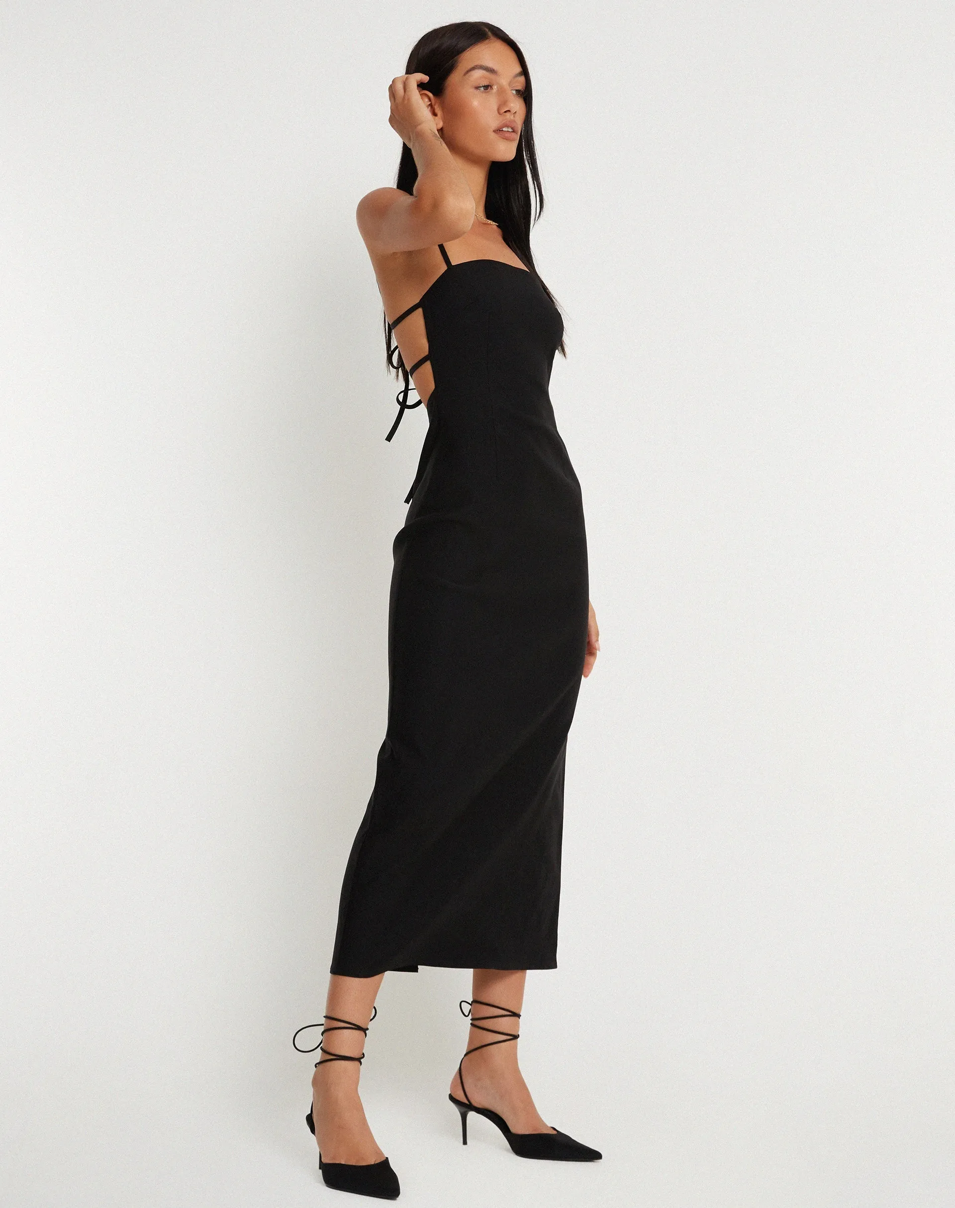 Volkava Maxi Dress in Black