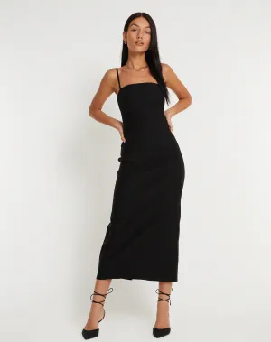 Volkava Maxi Dress in Black