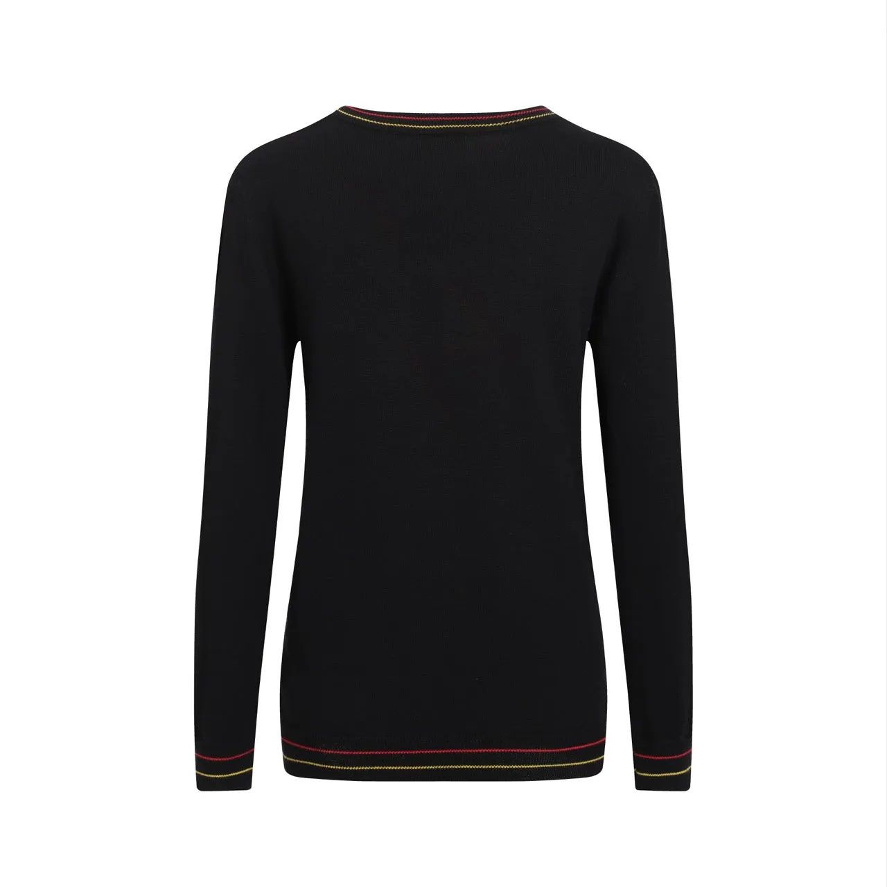 Women's black Lightning knit top