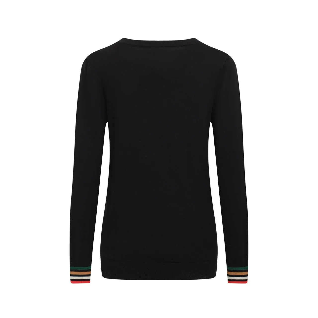 Women's black vintage '50s jumper