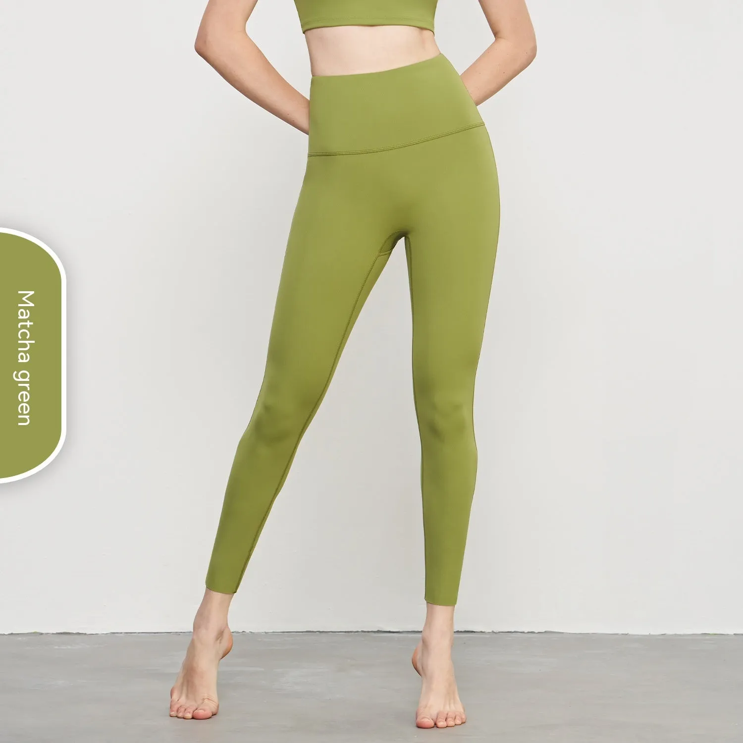 Women's Fashion Casual Solid Color High Waist Hip Lift Yoga Pants