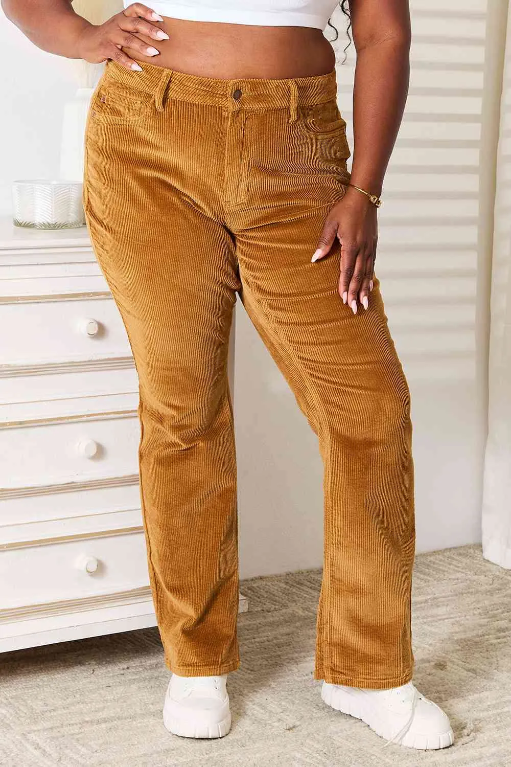 Women's Judy Blue Full Size Mid Rise Corduroy Pants