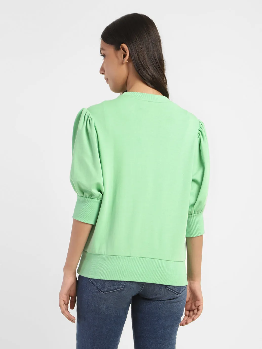 Women's Solid Round Neck Top