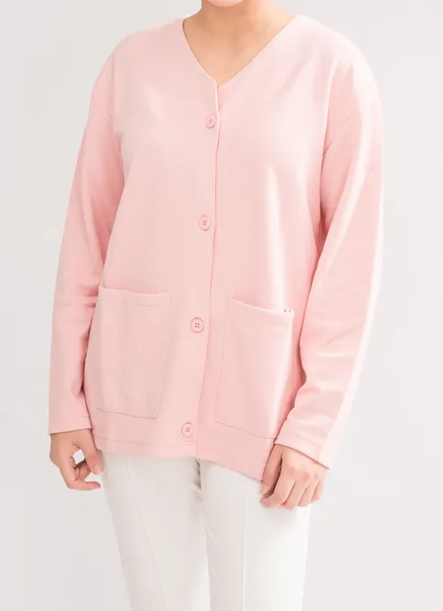 Women's Stylish Cardigan - Rose Pink