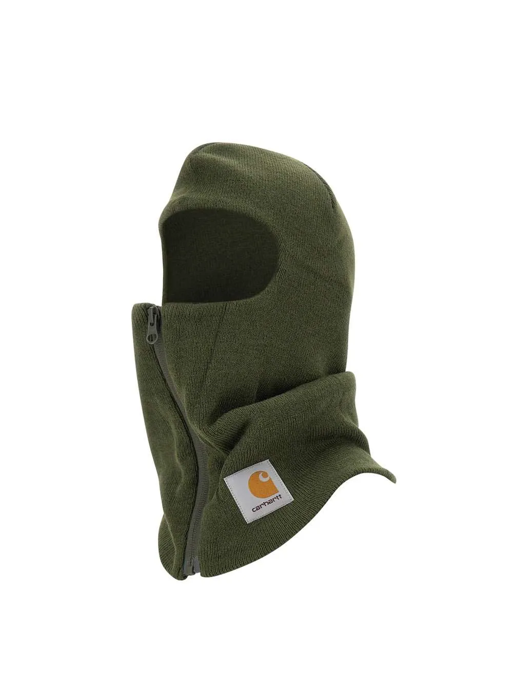 Zip Mask Green Balaclava with Zipper