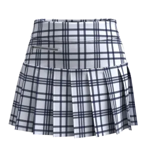 Zippy Skort 13 inch - NAVY GG PLAID (SMALL)